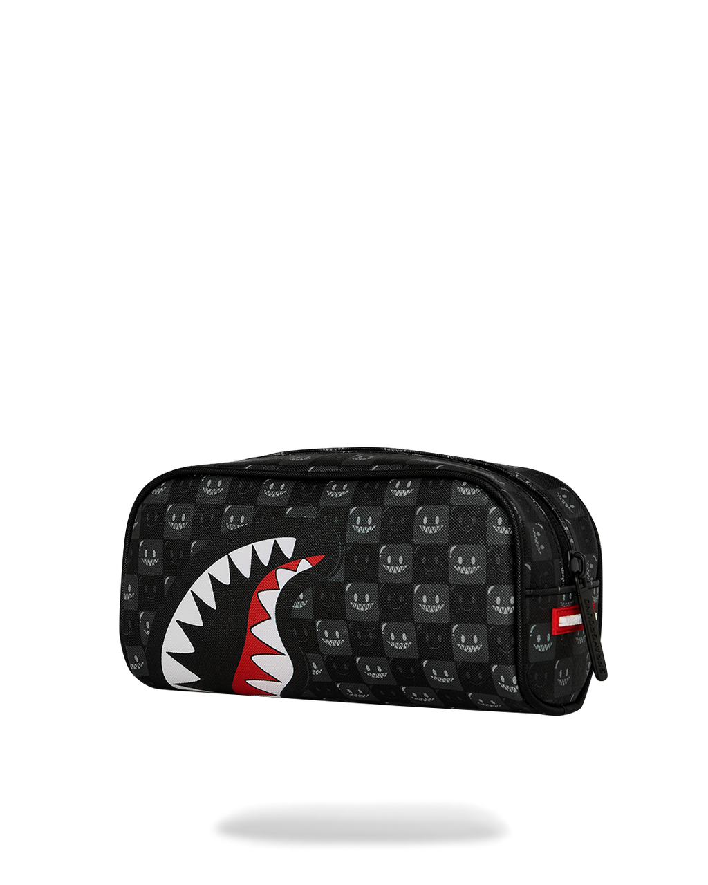  Sprayground SHARKS IN PARIS WTF BUBBLY BLACK CHECK POUCH