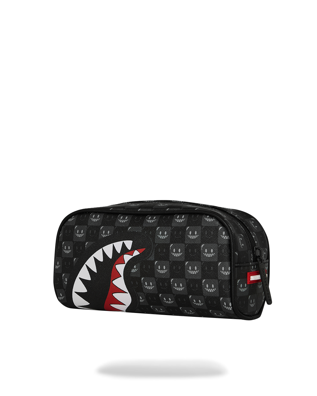  Sprayground SHARKS IN PARIS WTF BUBBLY BLACK CHECK POUCH