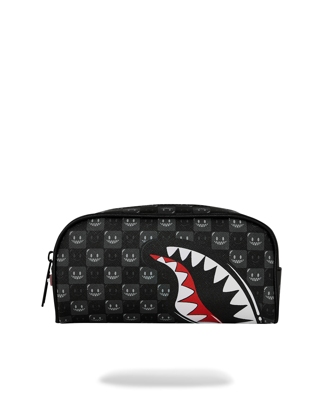  Sprayground SHARKS IN PARIS WTF BUBBLY BLACK CHECK POUCH