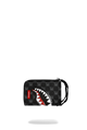  Sprayground SHARKS IN PARIS WTF BUBBLY BLACK CHECK WALLET