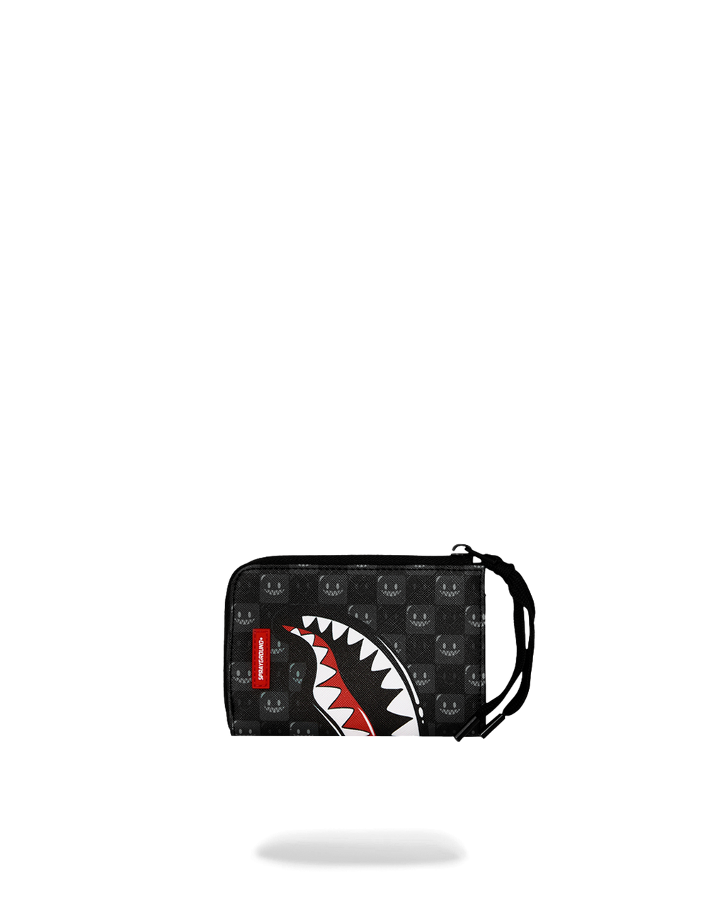  Sprayground SHARKS IN PARIS WTF BUBBLY BLACK CHECK WALLET