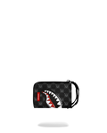  Sprayground SHARKS IN PARIS WTF BUBBLY BLACK CHECK WALLET