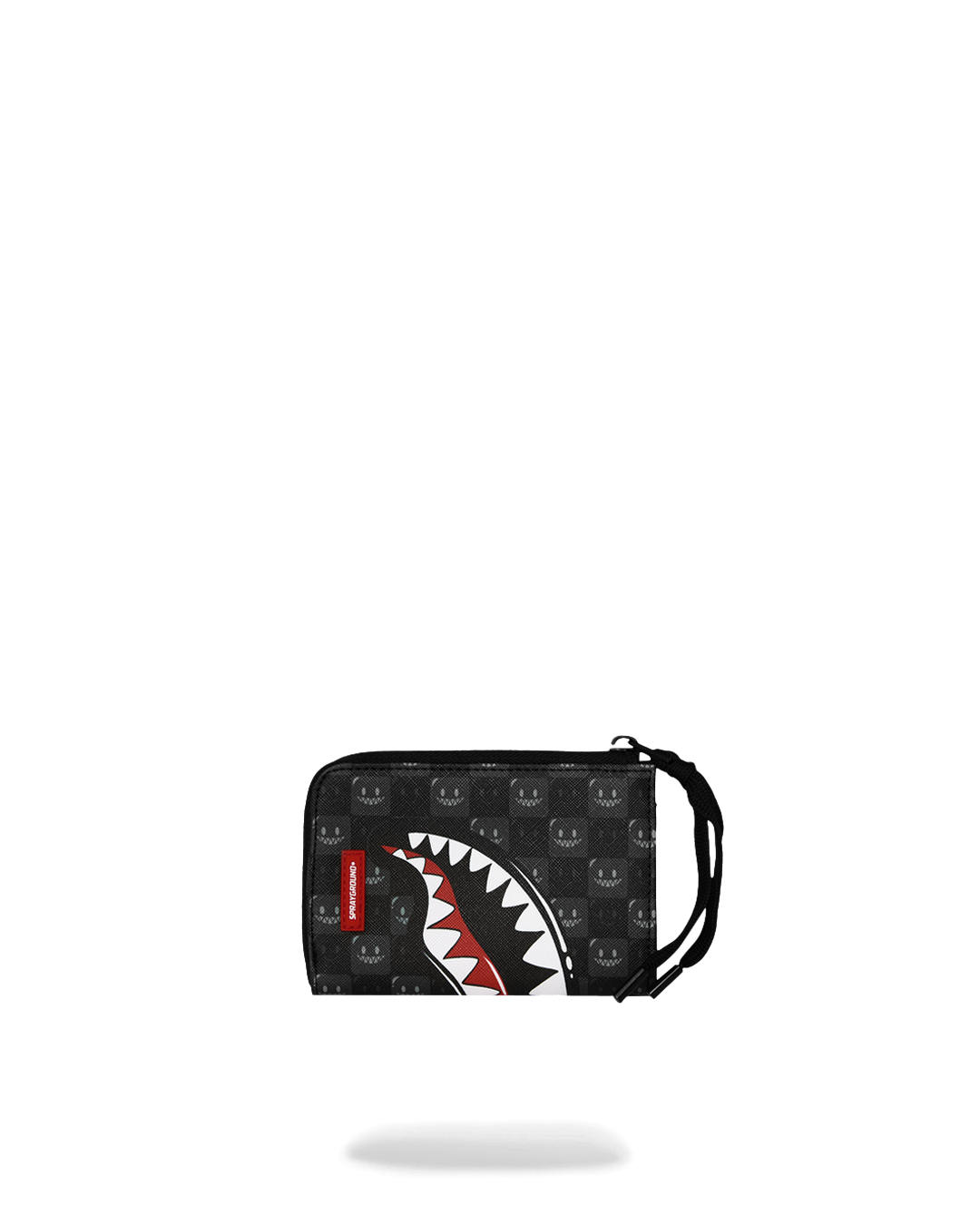  Sprayground SHARKS IN PARIS WTF BUBBLY BLACK CHECK WALLET