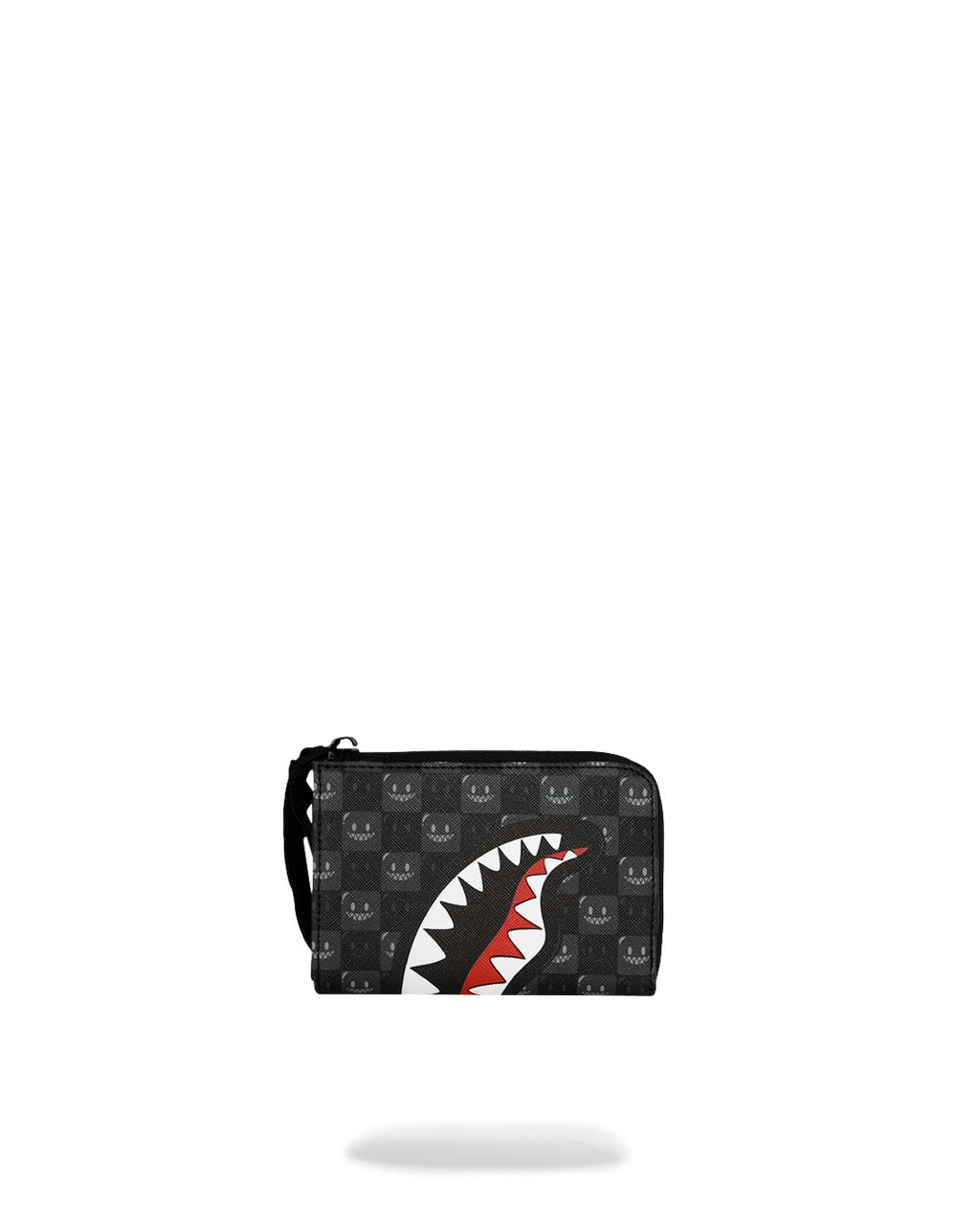  Sprayground SHARKS IN PARIS WTF BUBBLY BLACK CHECK WALLET
