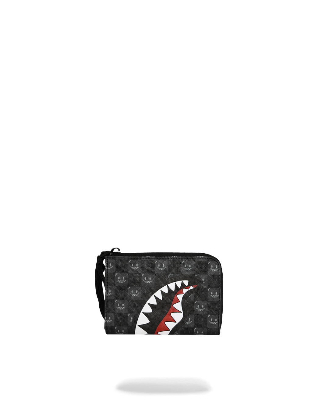  Sprayground SHARKS IN PARIS WTF BUBBLY BLACK CHECK WALLET