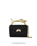 Borsa Sprayground BLACKED OUT EMBOSSED GOLD SHARK HANDBAG