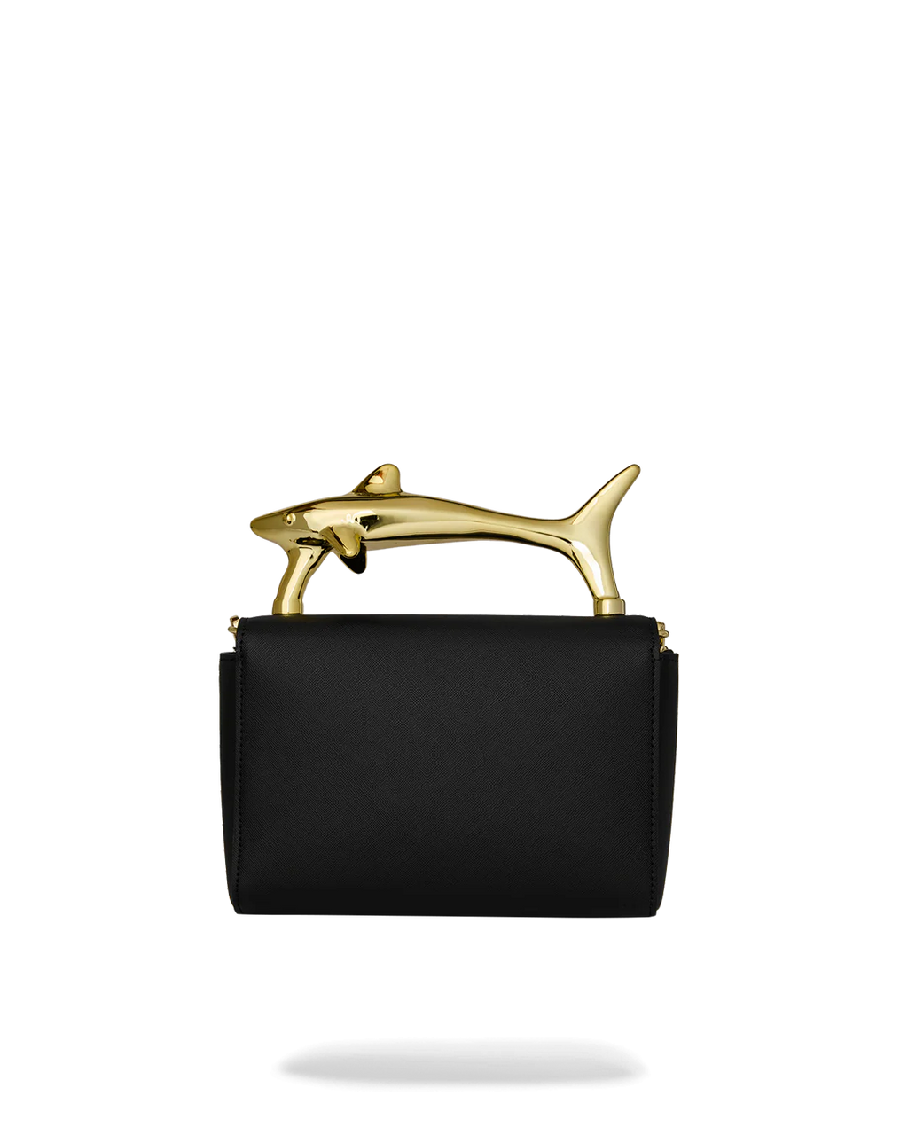 Borsa Sprayground BLACKED OUT EMBOSSED GOLD SHARK HANDBAG