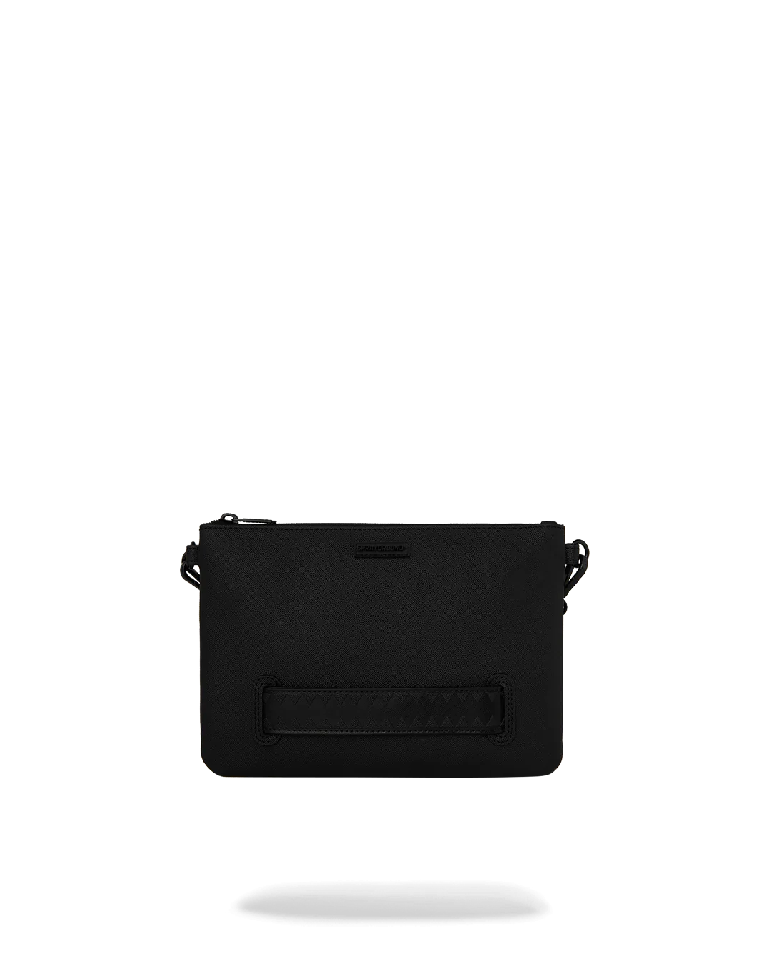 Borsa Sprayground BLACKED OUT EMBOSSED GOLD TOOTH CROSSOVER CLUTCH