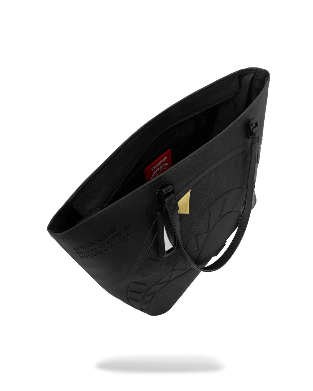 Bag Sprayground BLACKED OUT EMBOSSED GOLD TOOTH TOTE