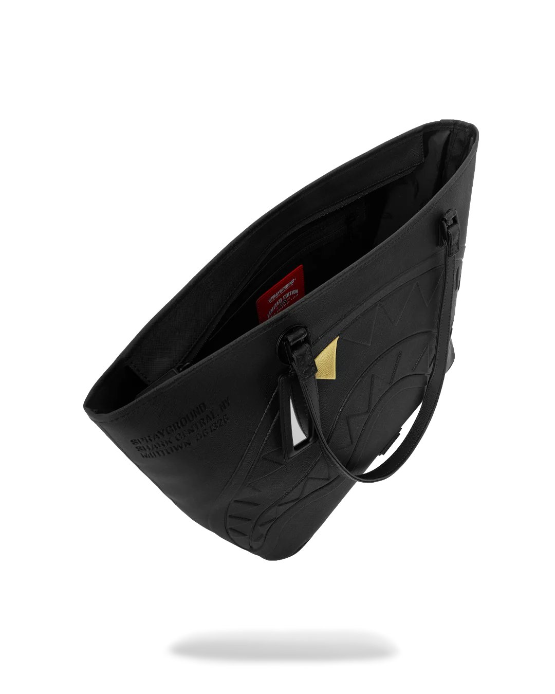 Bag Sprayground BLACKED OUT EMBOSSED GOLD TOOTH TOTE