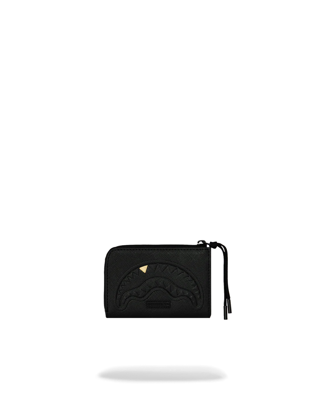 Portafoglio con portamonete Sprayground BLACKED OUT EMBOSSED GOLD TOOTH WALLET