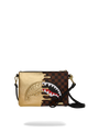  Sprayground SHARKS IN PARIS GOLD DRIP CROSSOVER CLUTCH