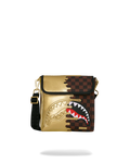 Bag Sprayground SHARKS IN PARIS GOLD DRIP MESSENGER SLING