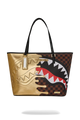 Bag Sprayground SHARKS IN PARIS GOLD DRIP TOTE
