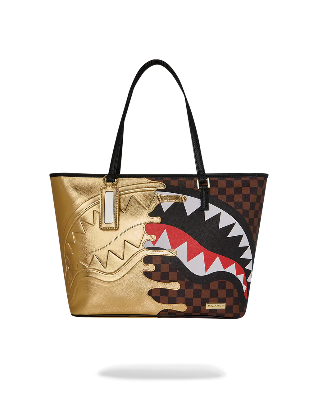 Bag Sprayground SHARKS IN PARIS GOLD DRIP TOTE