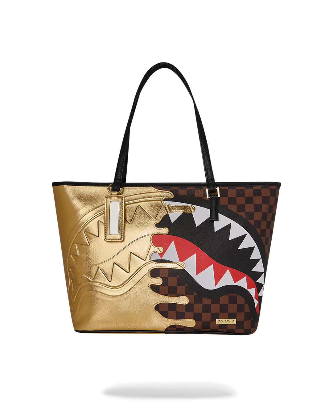 Bag Sprayground SHARKS IN PARIS GOLD DRIP TOTE