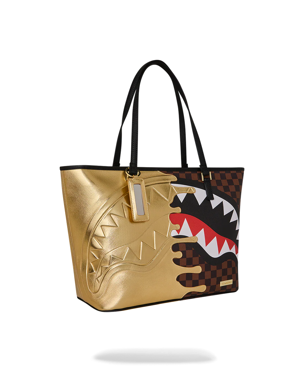 Bag Sprayground SHARKS IN PARIS GOLD DRIP TOTE