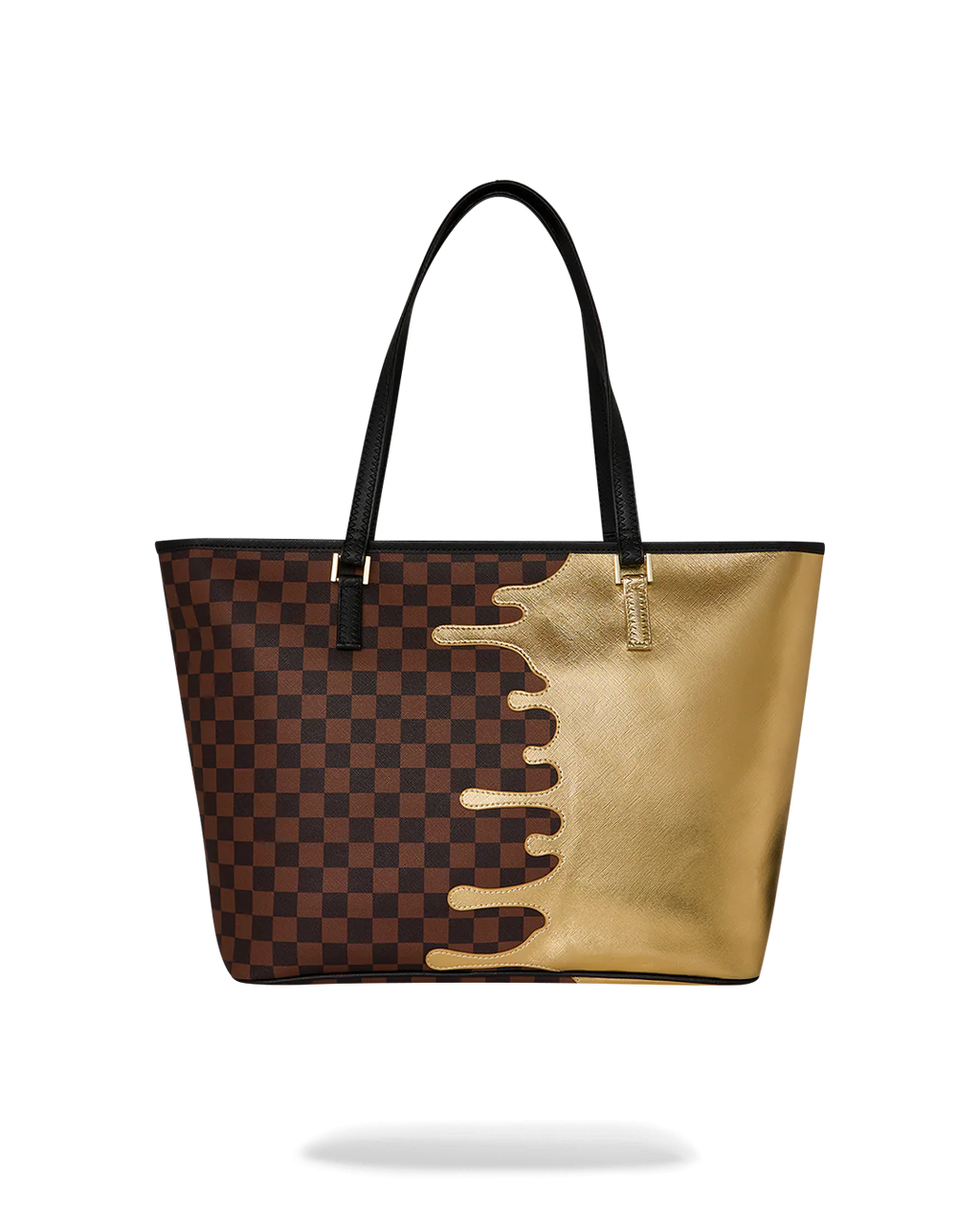 Bag Sprayground SHARKS IN PARIS GOLD DRIP TOTE