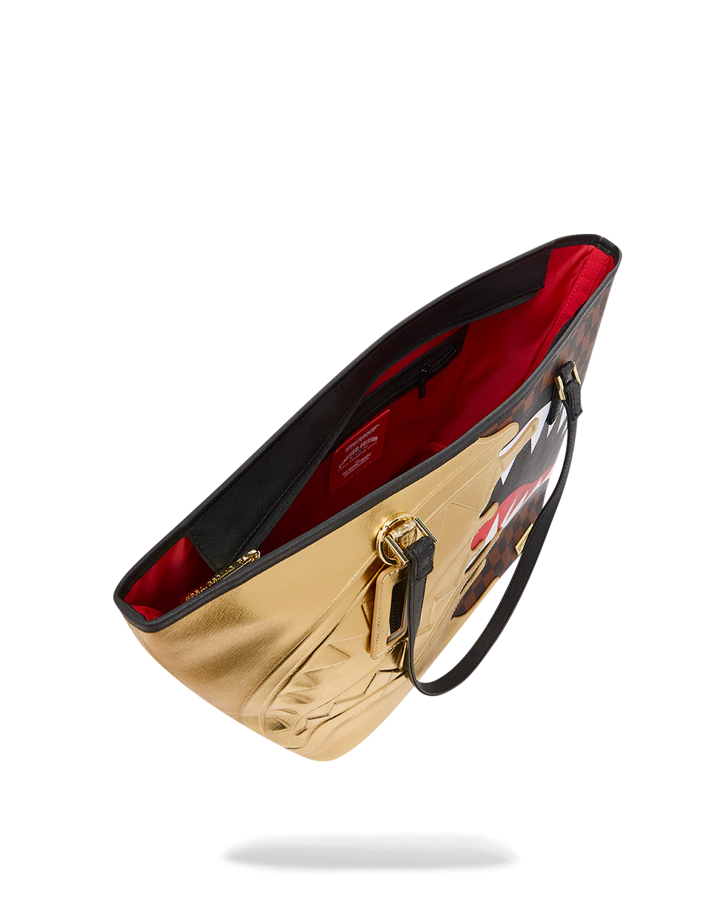 Bag Sprayground SHARKS IN PARIS GOLD DRIP TOTE