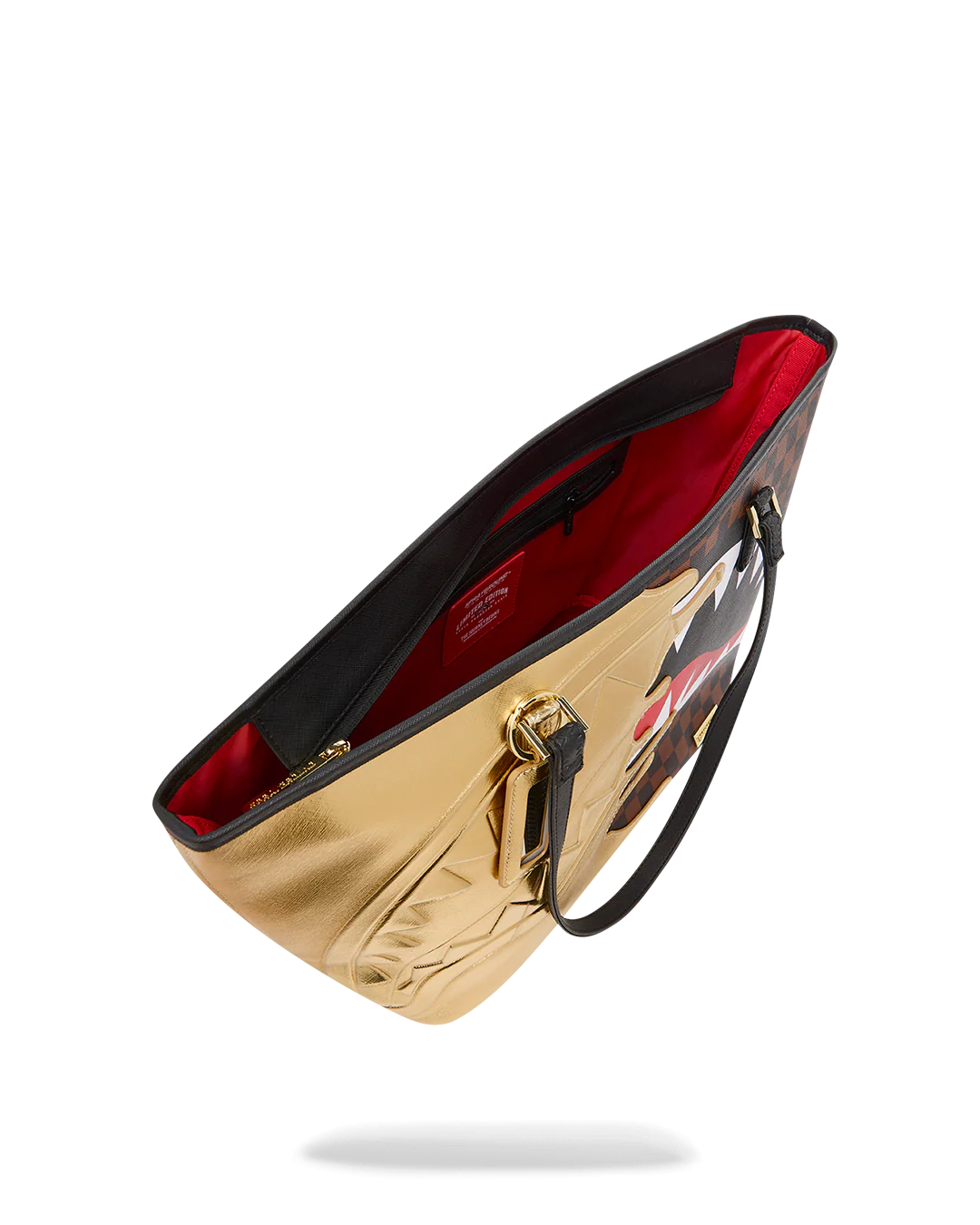 Bag Sprayground SHARKS IN PARIS GOLD DRIP TOTE