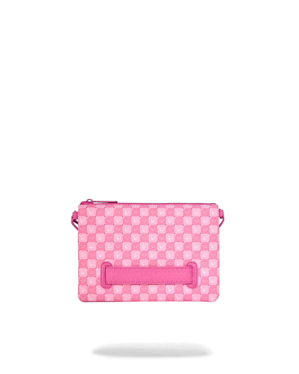  Sprayground PINK NEW CHECK FACES CROSSOVER CLUTCH