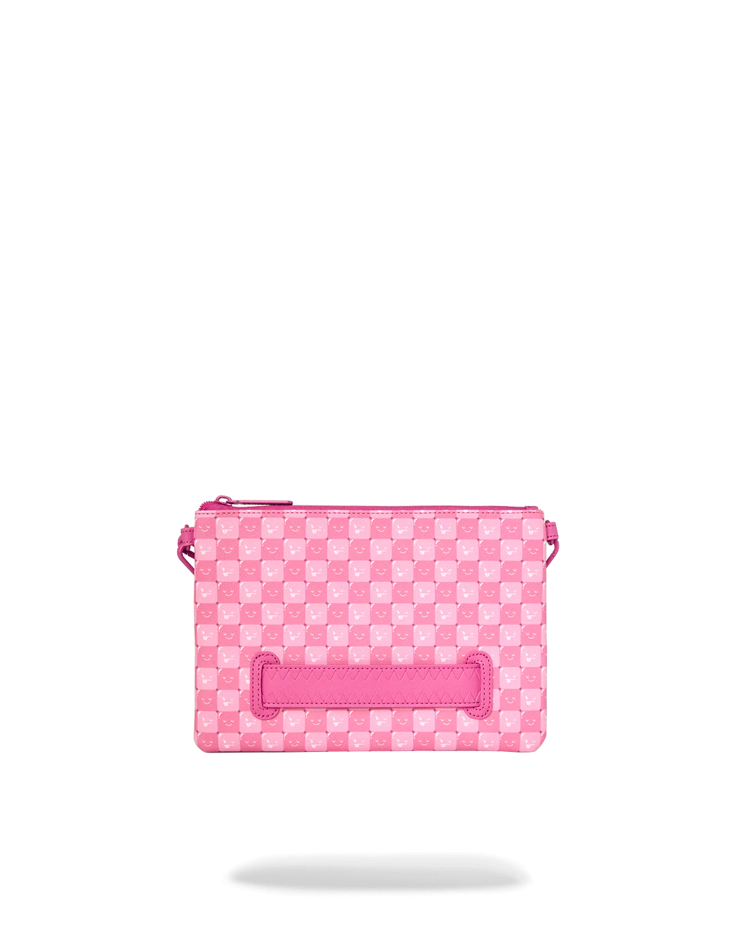  Sprayground PINK NEW CHECK FACES CROSSOVER CLUTCH