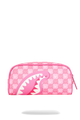  Sprayground PINK NEW CHECK FACES POUCH