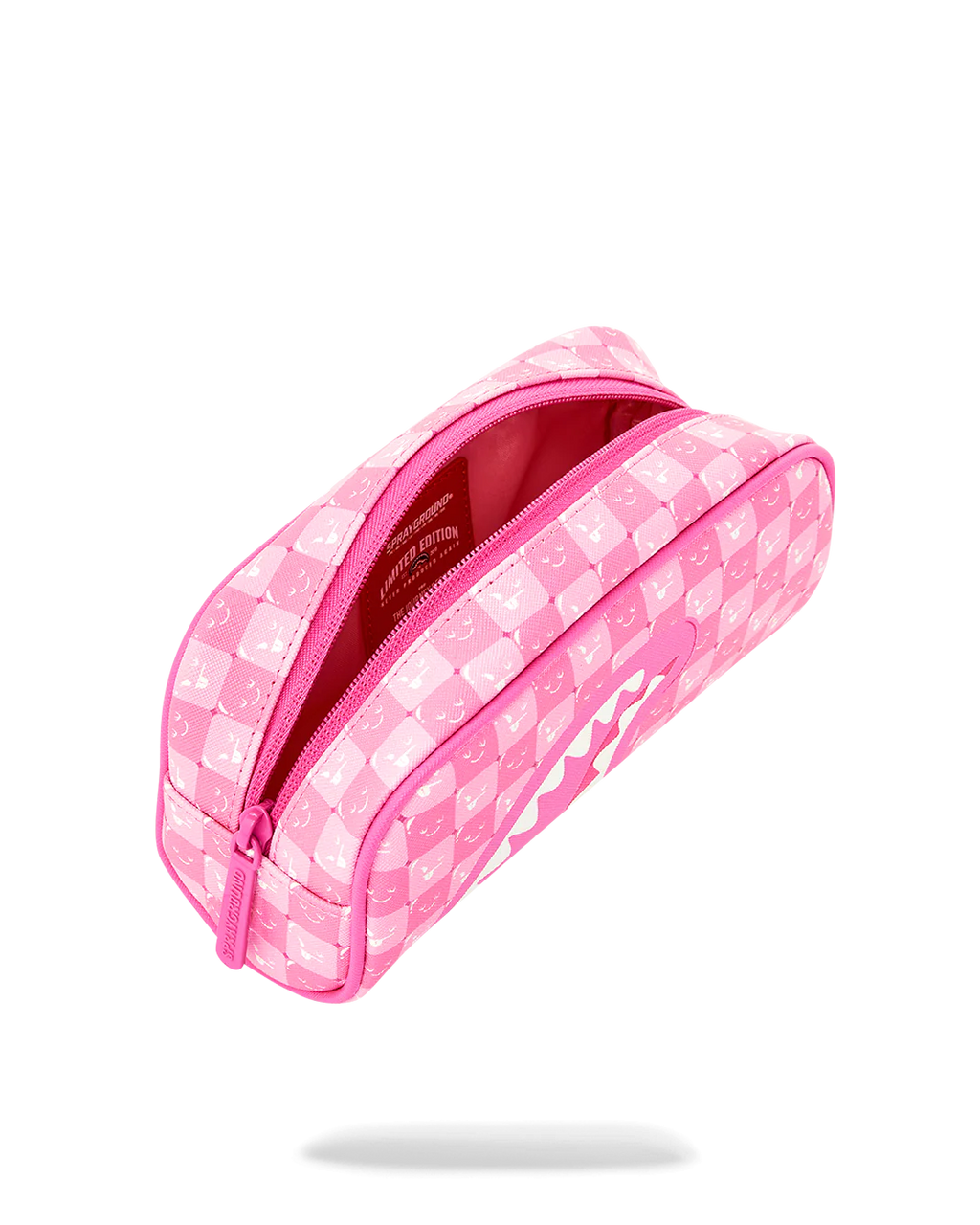  Sprayground PINK NEW CHECK FACES POUCH