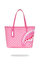 Borsa Sprayground PINK NEW CHECK FACES TOTE