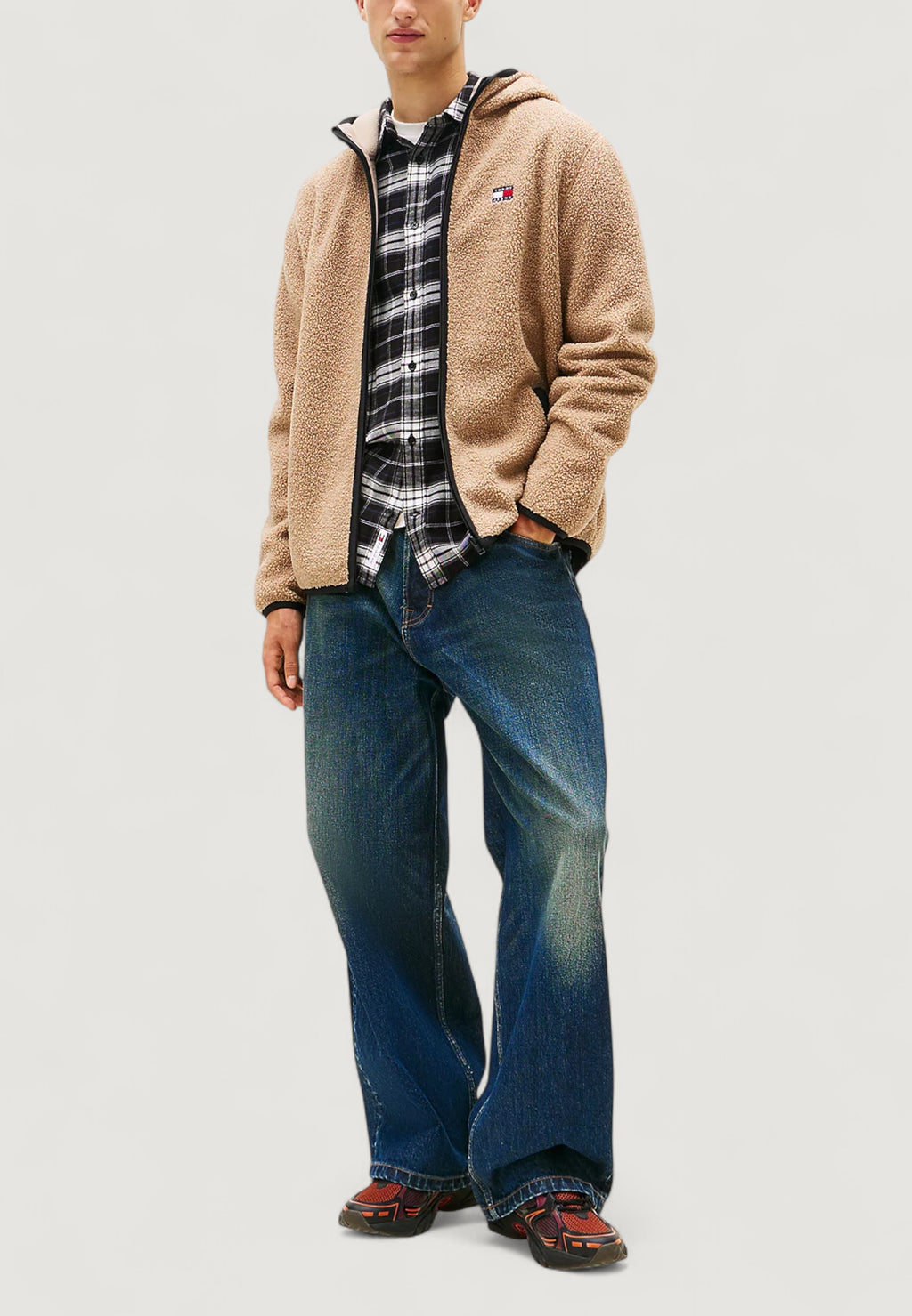 Hoodie Tommy Hilfiger Jeans TJM REG BADGE TEDDY