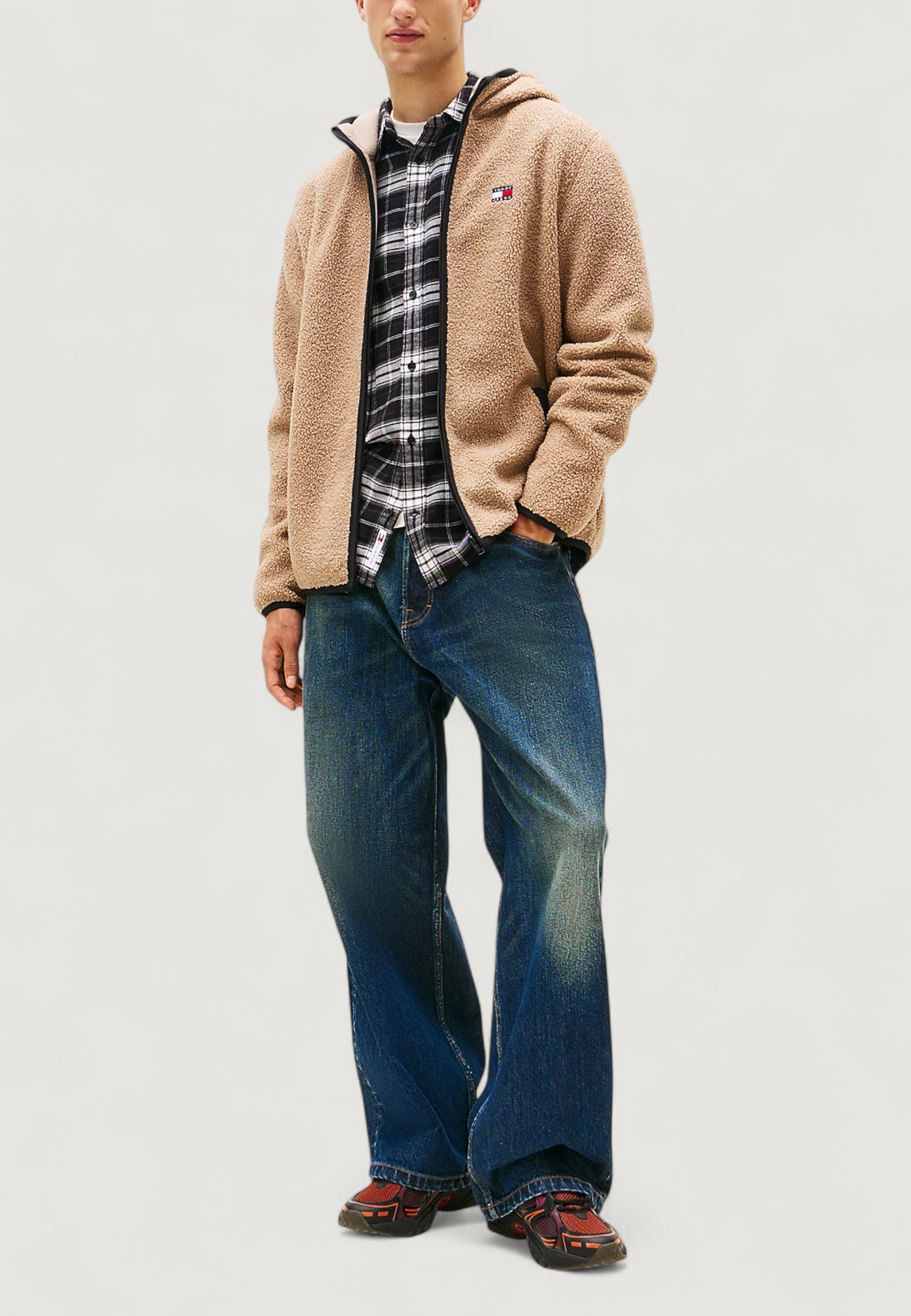 Hoodie Tommy Hilfiger Jeans TJM REG BADGE TEDDY