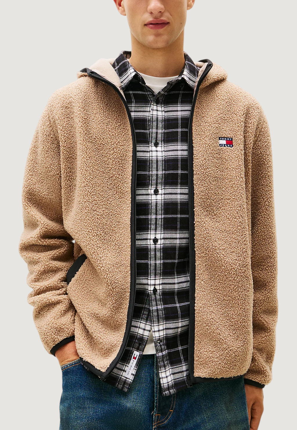 Hoodie Tommy Hilfiger Jeans TJM REG BADGE TEDDY