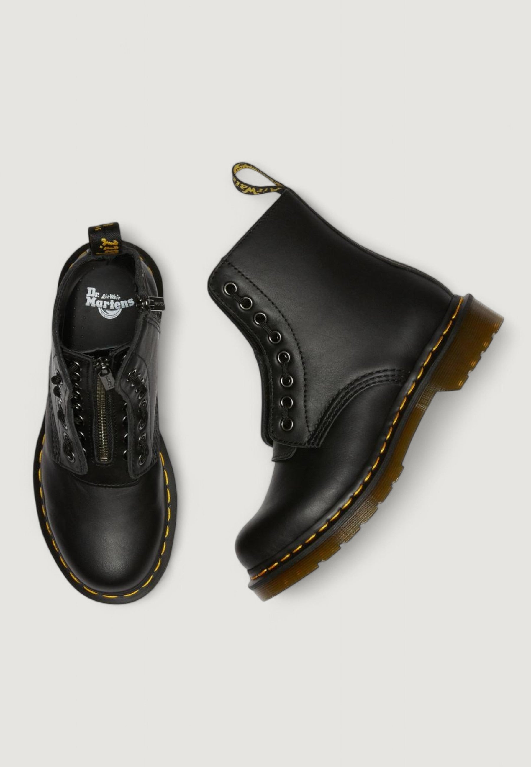 Anfibi Dr. Martens 1460 Pascal Frnt Zip Nappa