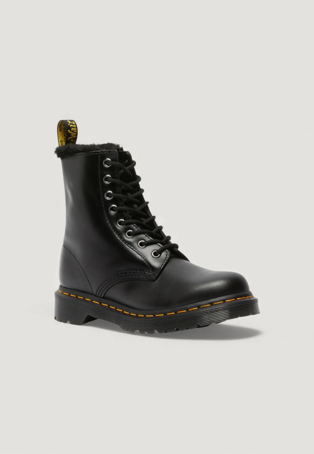 Combats boots Dr. Martens 1460 SERENA DARK GREY