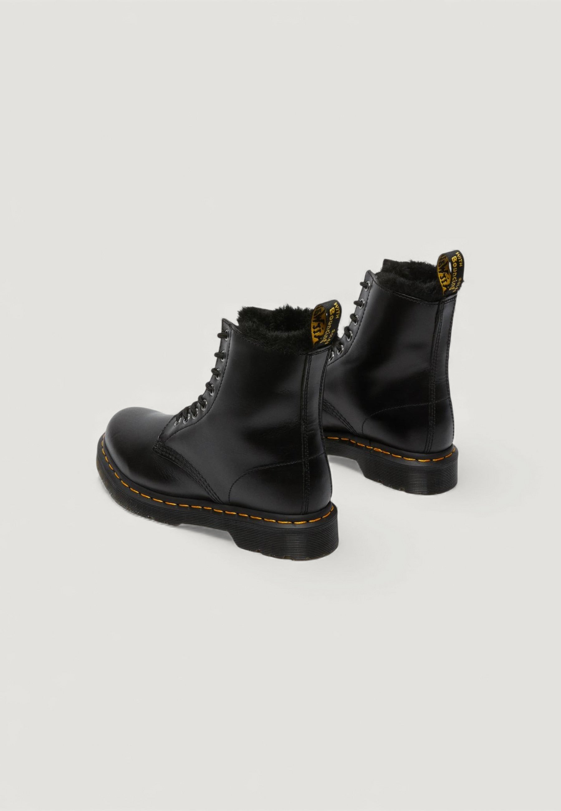Combats boots Dr. Martens 1460 SERENA DARK GREY