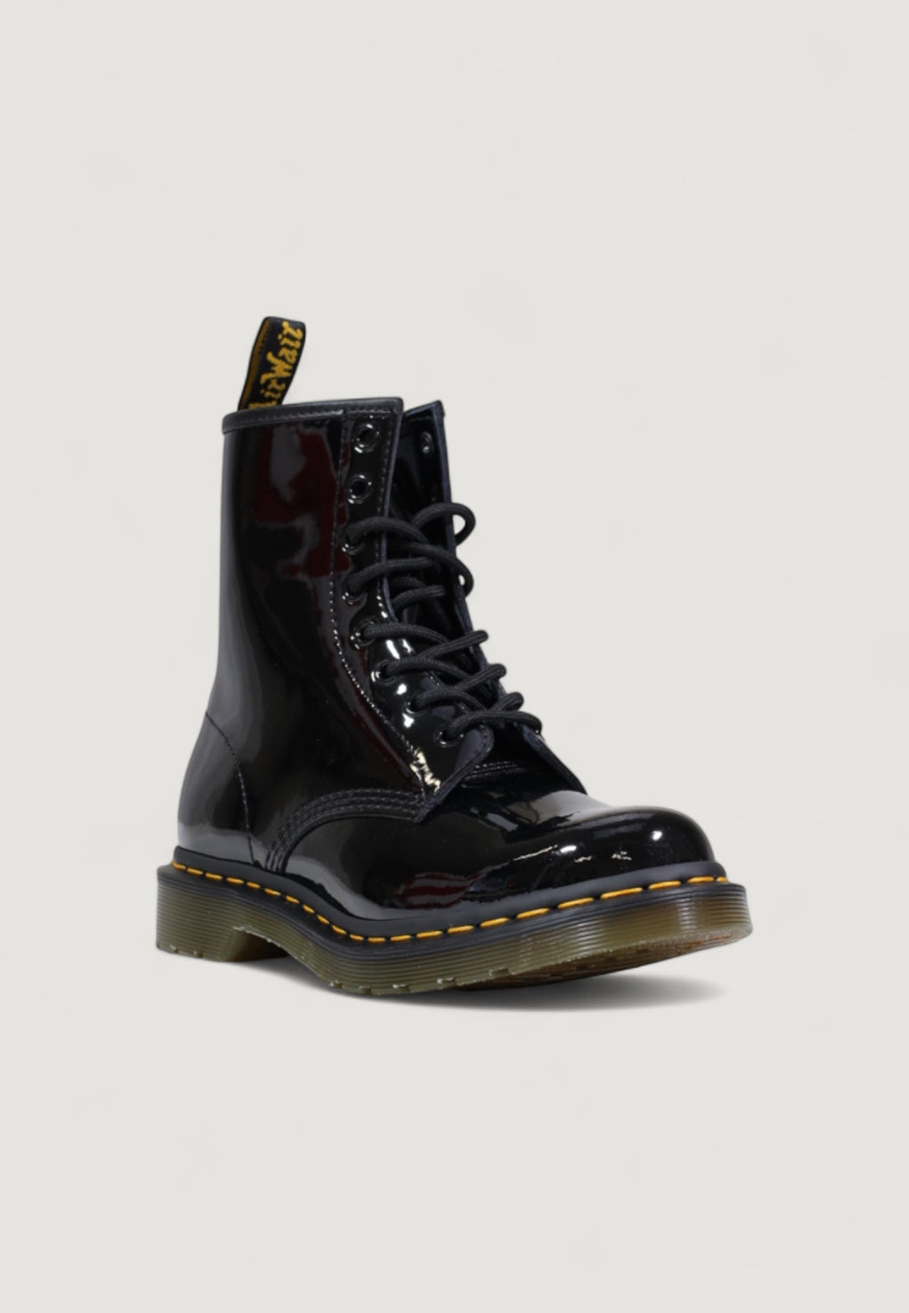 Combats boots Dr. Martens 1460 W Patent Lamper
