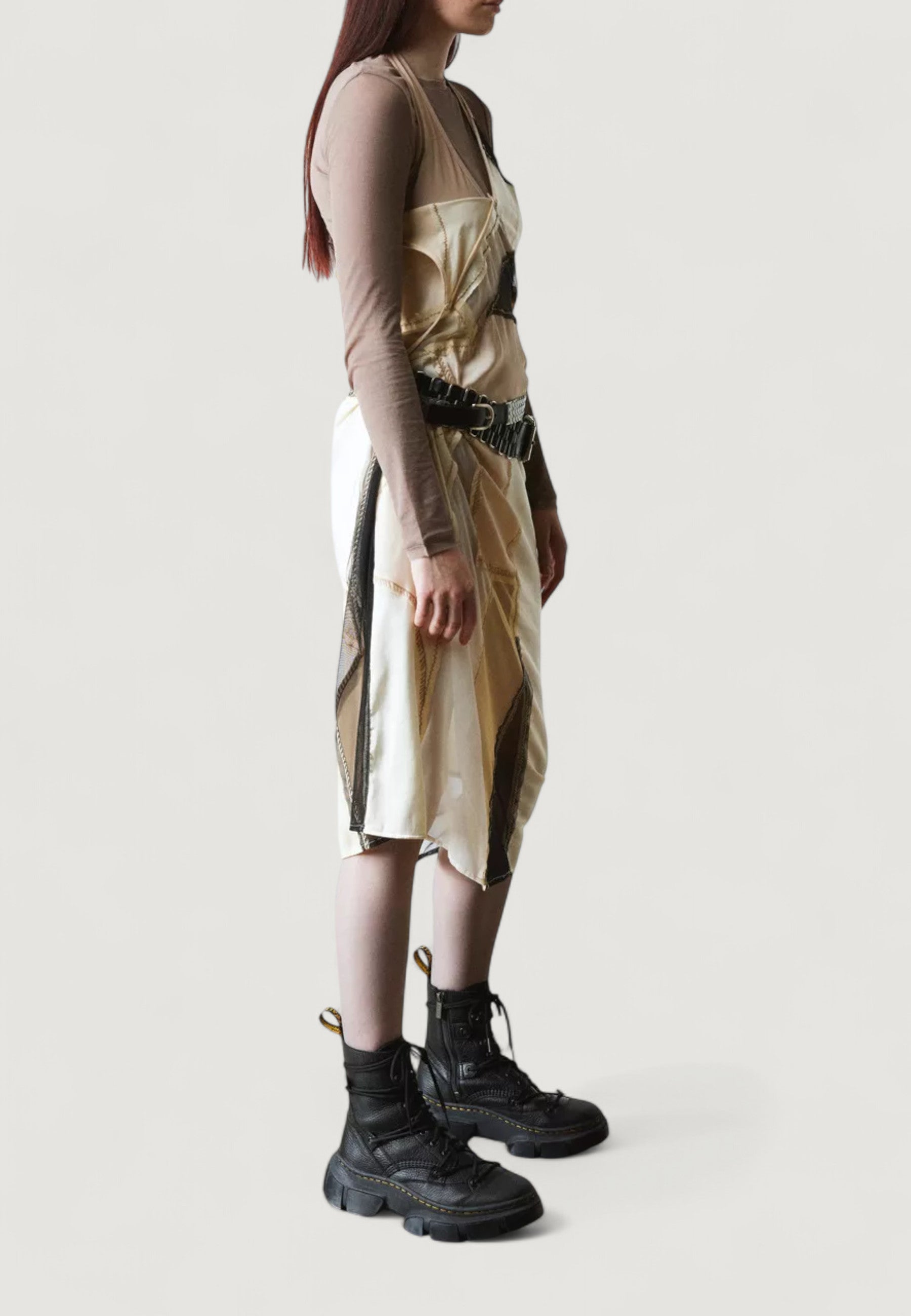 Combats boots Dr. Martens Dmxl Lace Lunar+Rubber Grained Leather