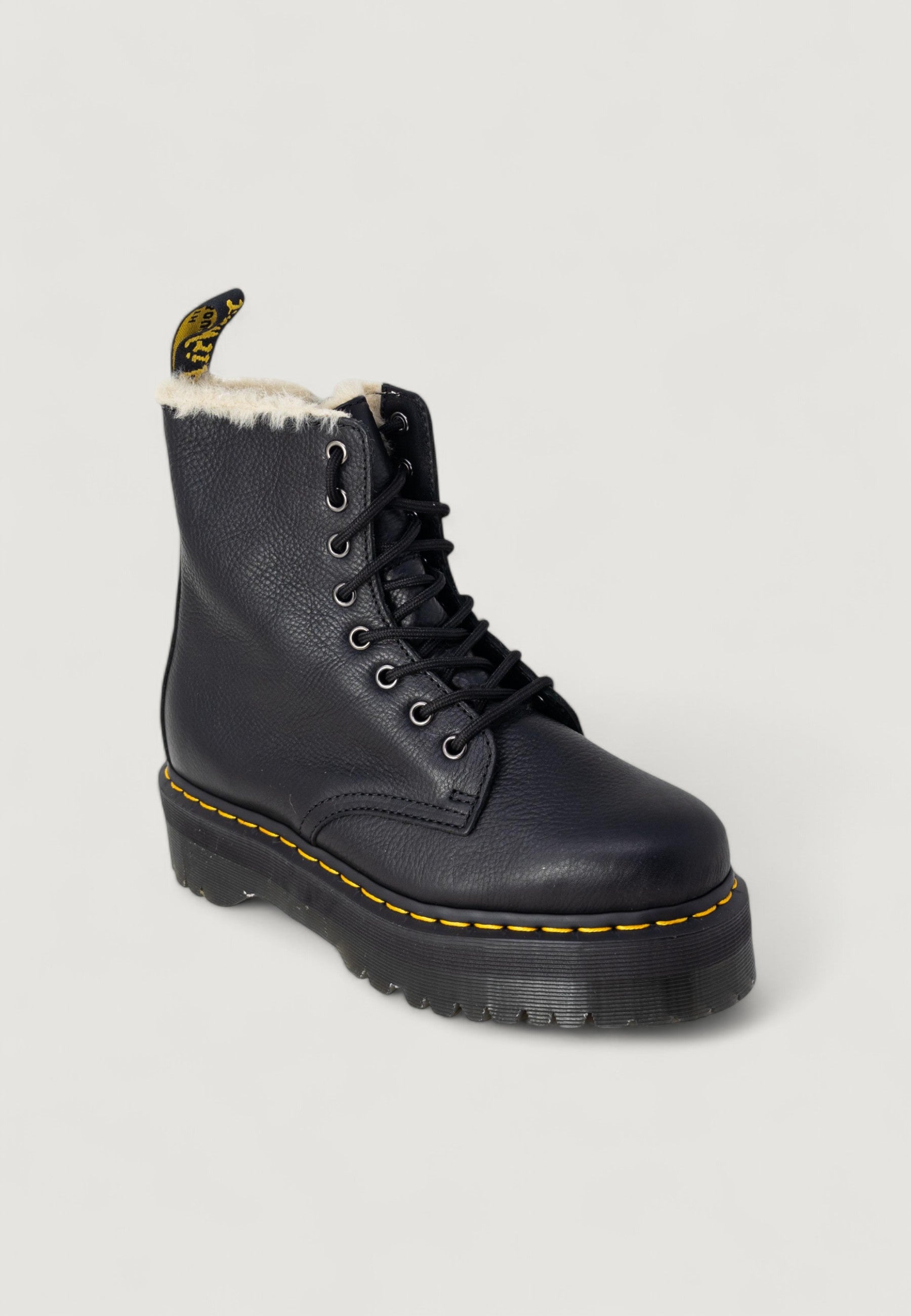 Anfibi Dr. Martens JADON FL BLACK PISA - Imballo Originale Danneggiato - Prodotto Integro