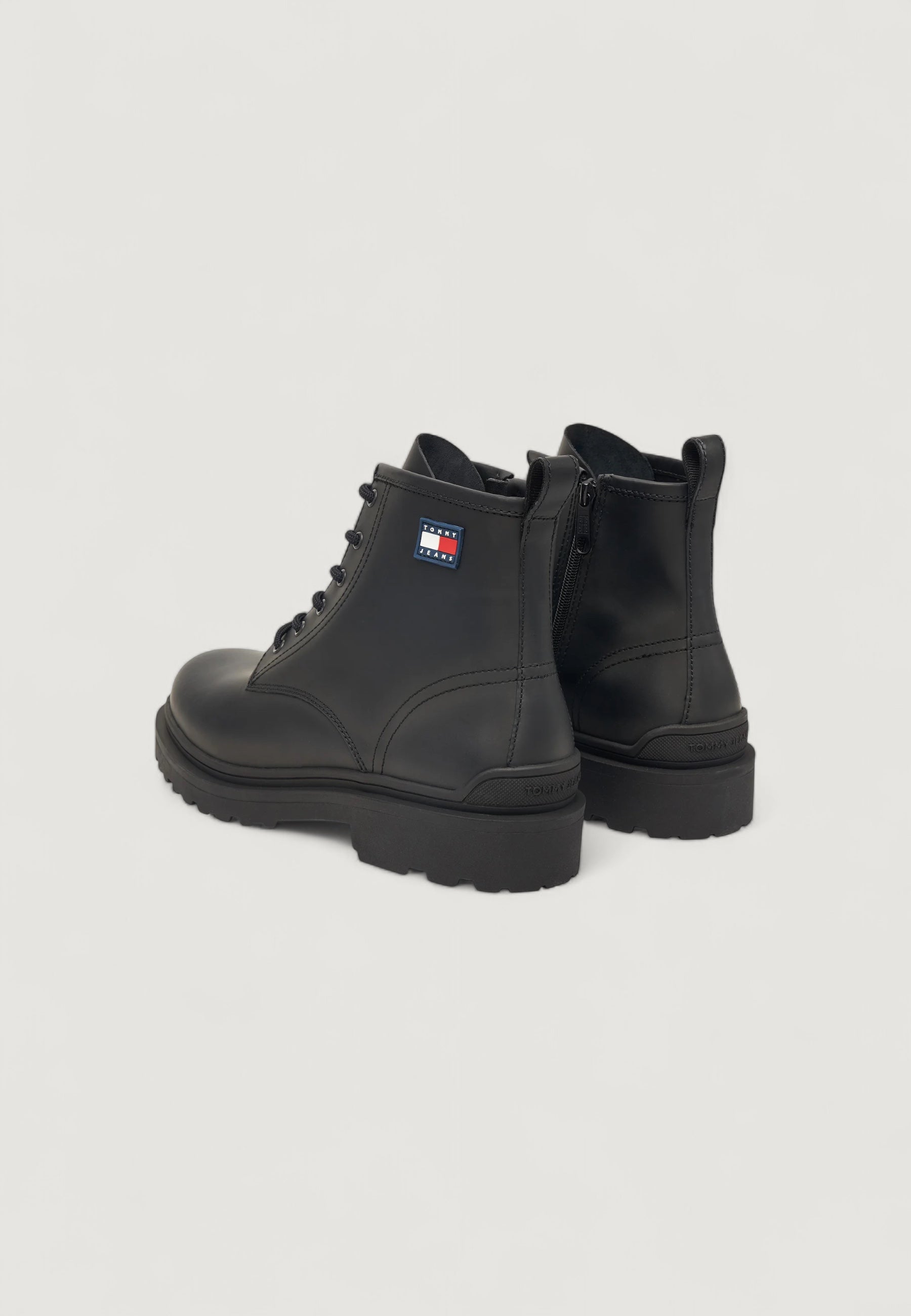 Anfibi Tommy Hilfiger Jeans LACE UP RUBBERIZ - Imballo Originale Danneggiato - Prodotto Integro