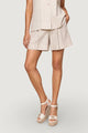Bermuda da completo I am Shorts Viscosa Lino Pieghe