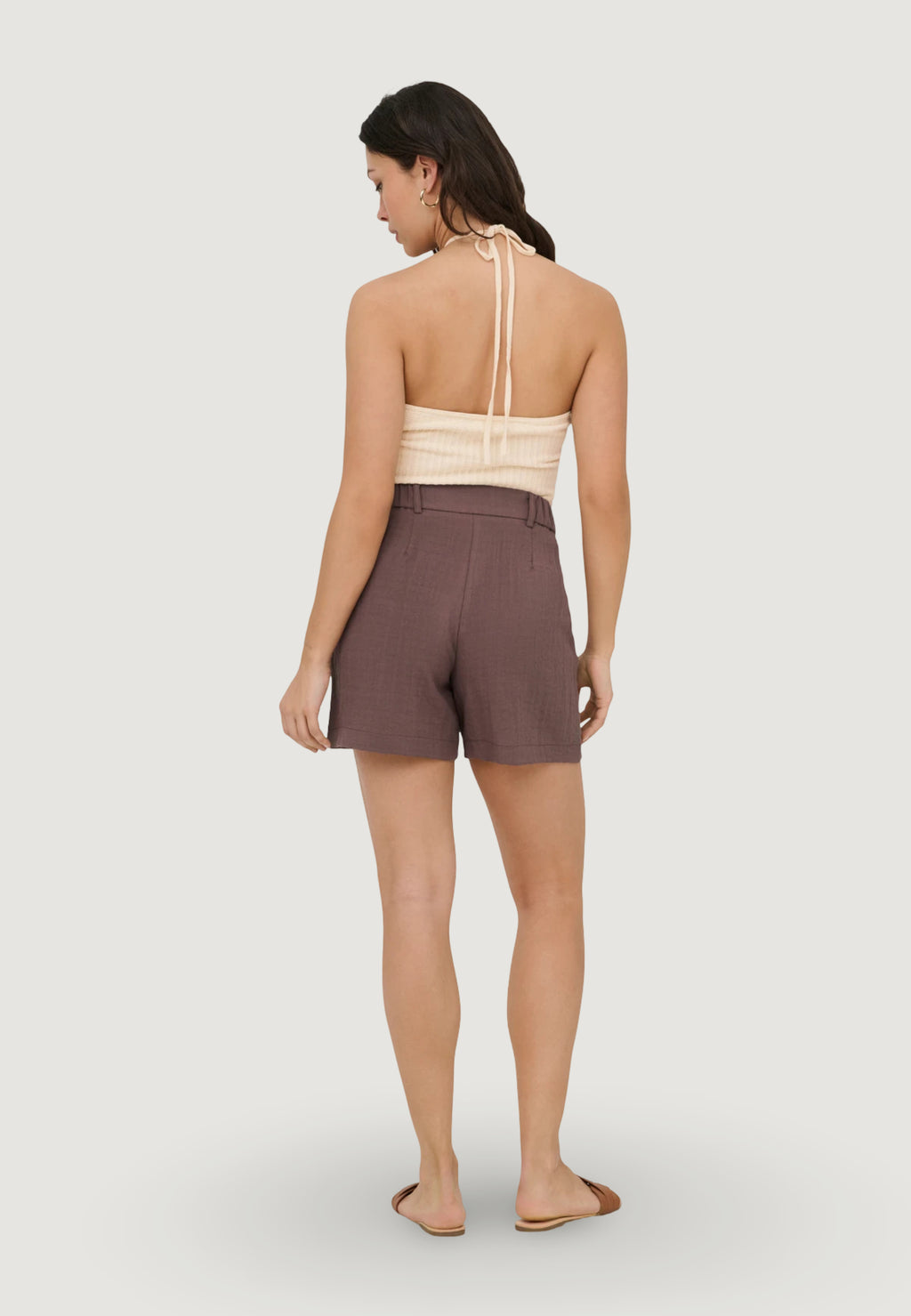 Bermuda da completo Only Onlita Hw Linen Look Shorts Tlr