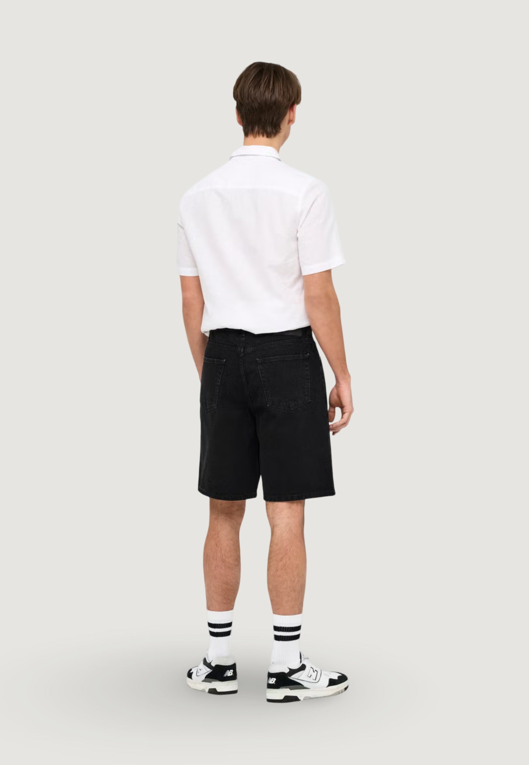 Bermuda Only & Sons ONSFADE BLACK 9087 TAI DNM SHORTS NOOS