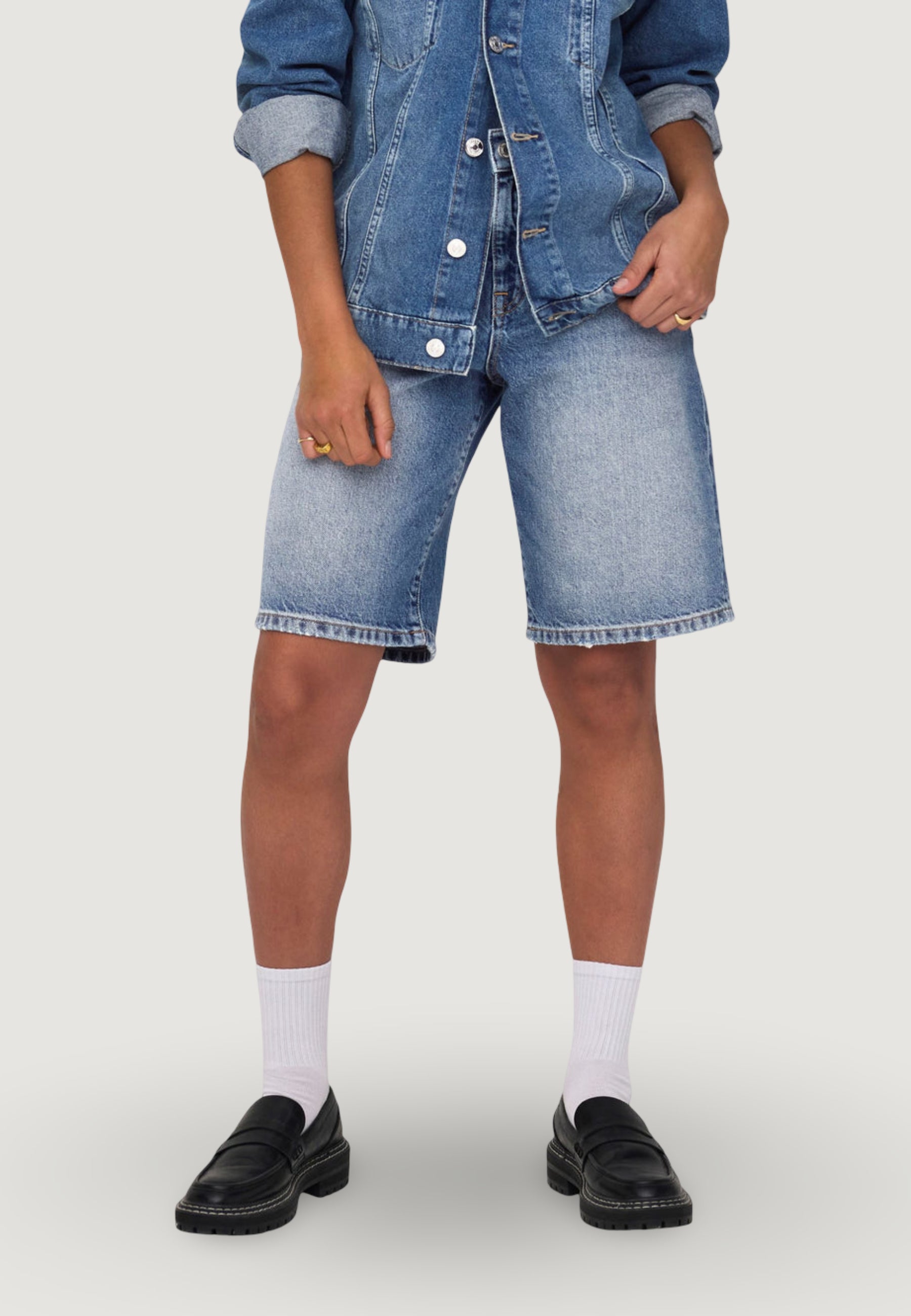 Bermuda Only Onlmate Reg Baggy Long Shorts Dnm Noos