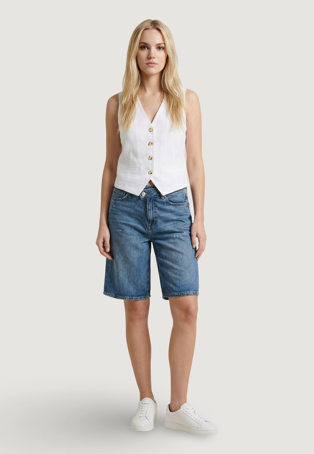 Bermuda Only Onlshiloh Mw Wide Dnm Tai