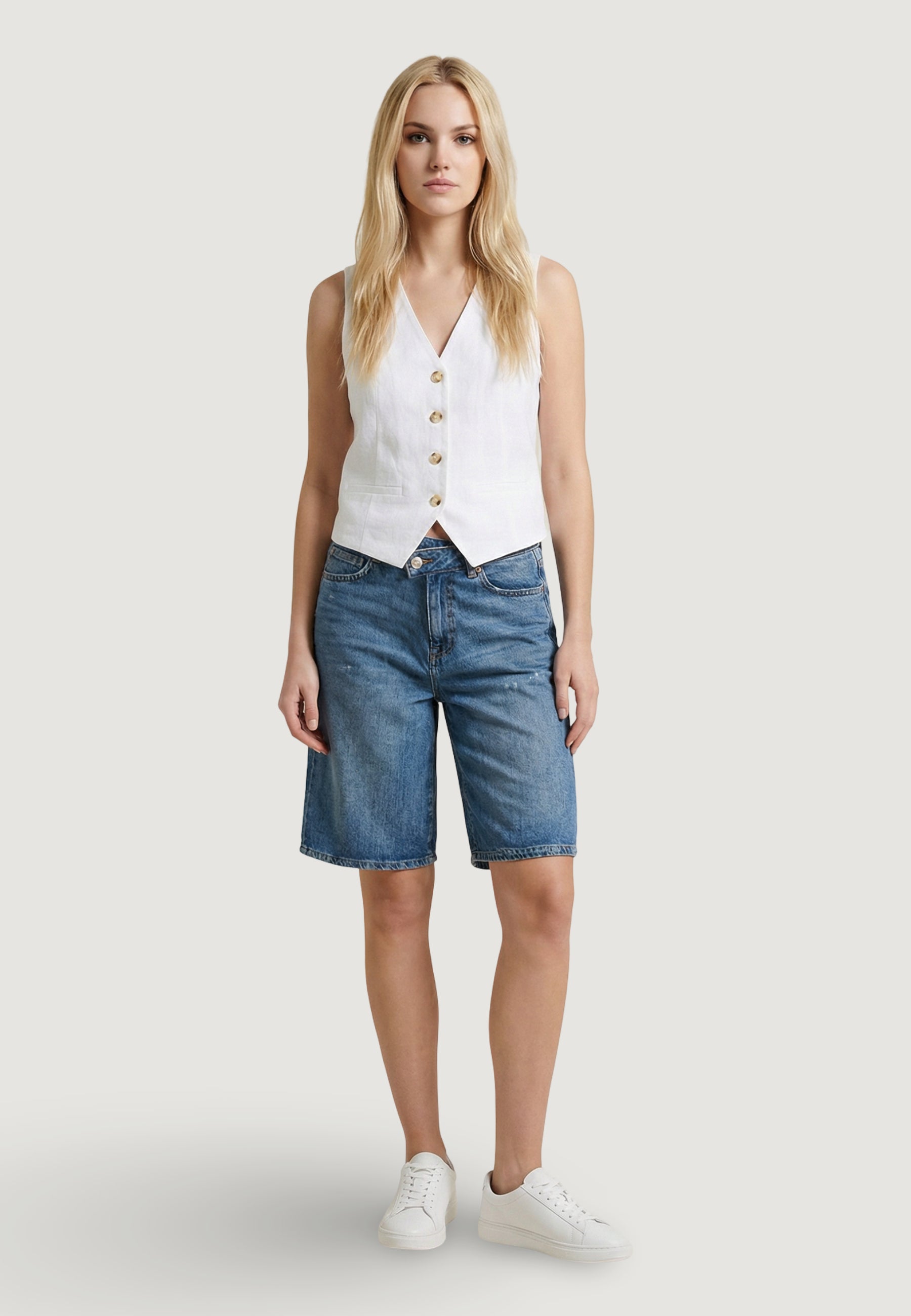 Bermuda Only Onlshiloh Mw Wide Dnm Tai