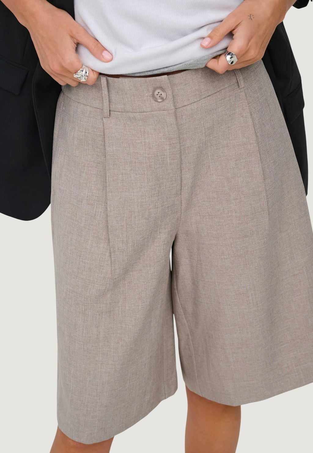 Bermuda Only Onllinda Hw Mel Long Shorts Tlr Noos