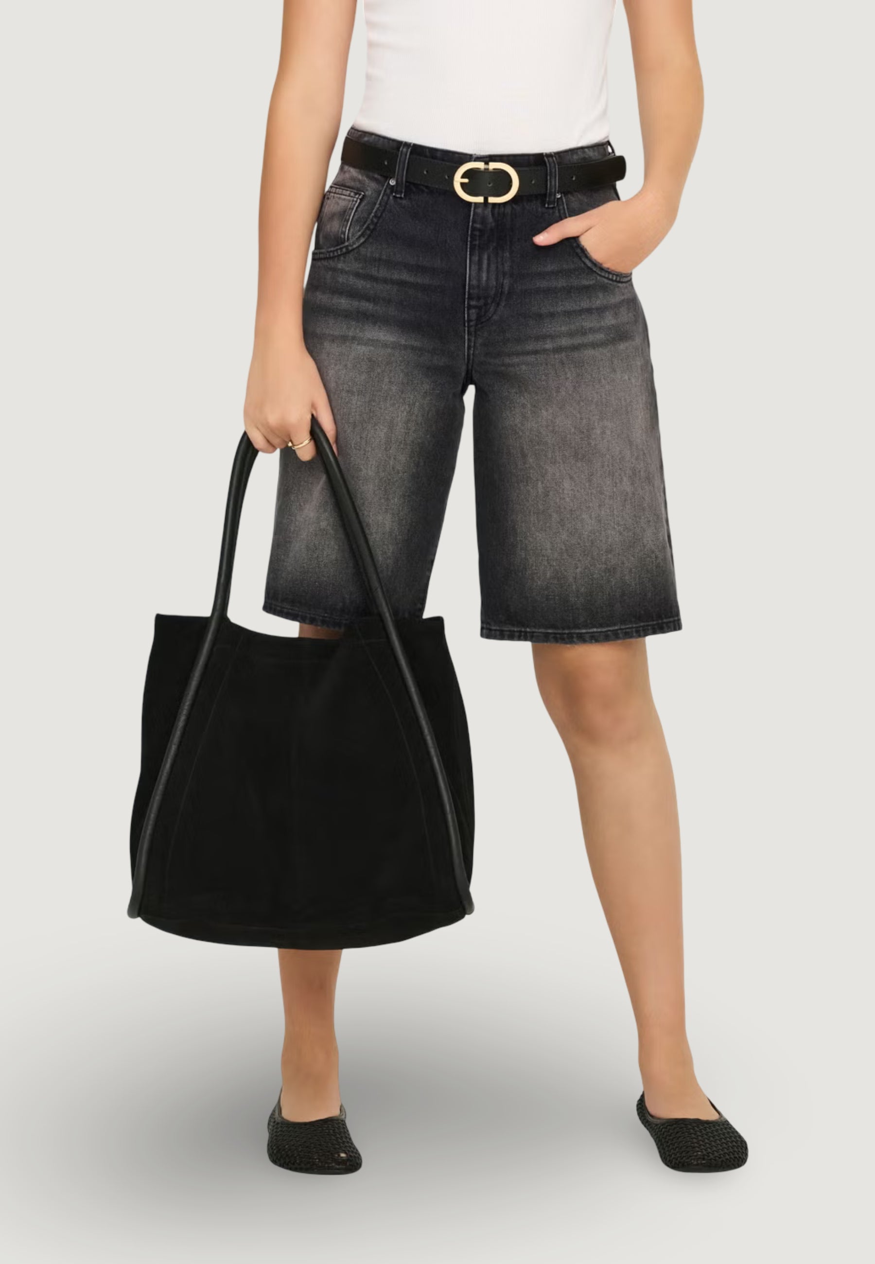 Bermuda Only Onlmate Reg Baggy Long Shorts Dnm Noos