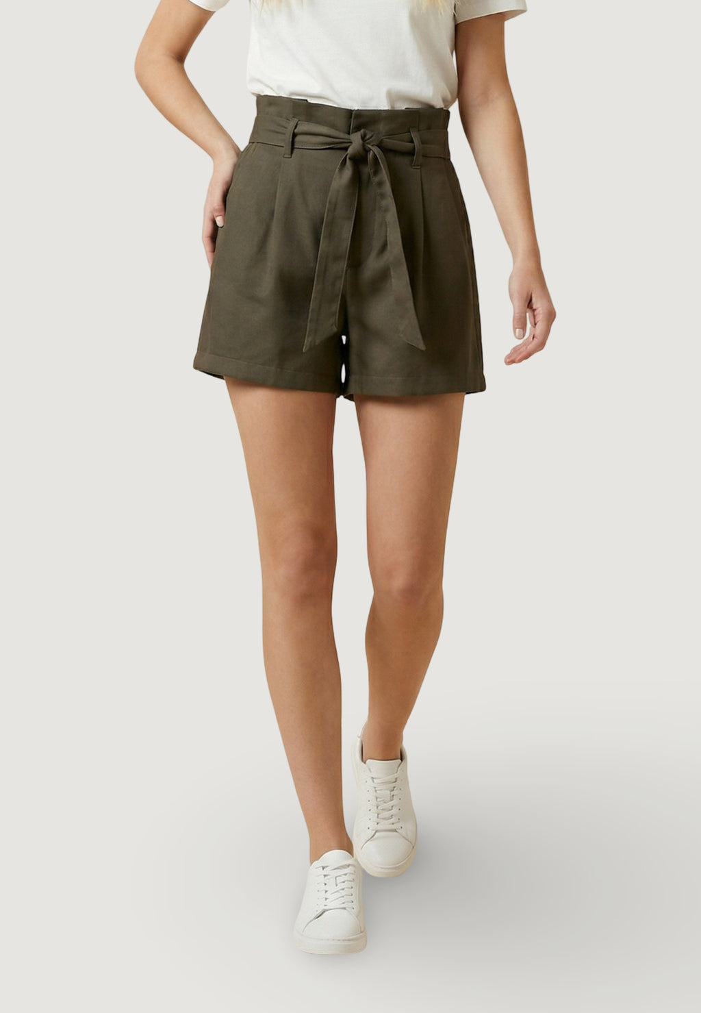 Bermuda shorts Only Onllalia Hw Belt Shorts Pnt