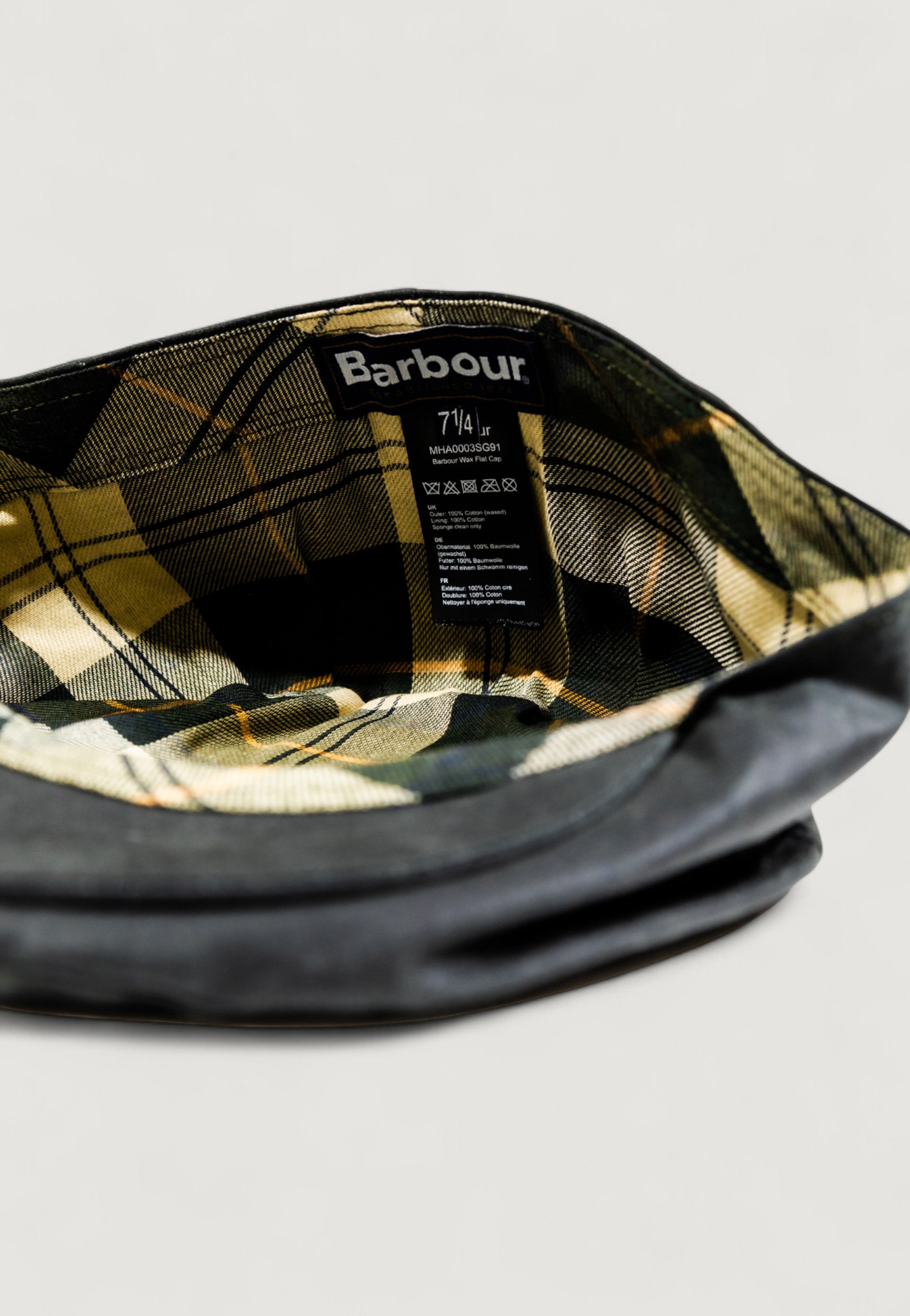 Cap Barbour WAX FLAT CAP