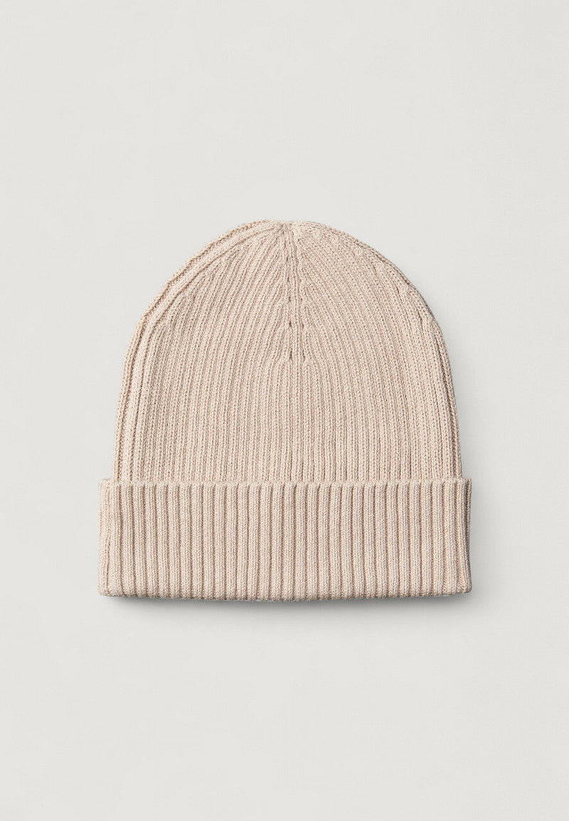 Cap Calvin Klein PATCH CHUNKY RIB COTTON BEANIE